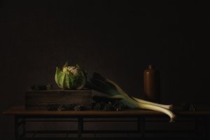 Dark Harvest Still Life by Monique van Velzen