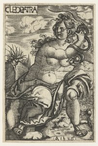 Cleopatra with Snake by Monogrammist AC