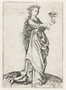 The Third Wise Virgin by Monogrammist AG
