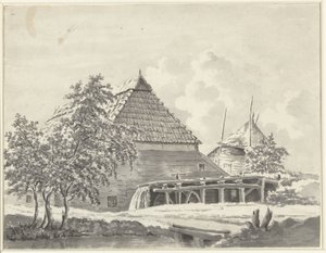 Watermill by Monogrammist AWA