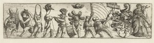 Frieze with Putti and Coat of Arms by Monogrammist CB met boom
