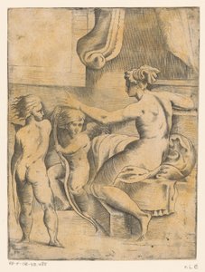 Venus with two putti
