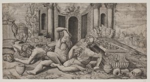 The Wine Harvest by Monogrammist HFE