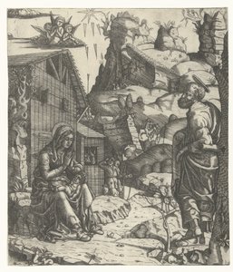 Birth of Christ by Monogrammist IICA