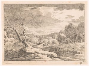 Winter Landscape by Monogrammist MEG