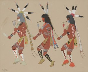 Indian Ceremonial by Monroe Tsatoke