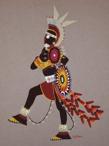Warrior in Black by Monroe Tsatoke