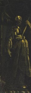 Saint Standing in a Niche (fragment)