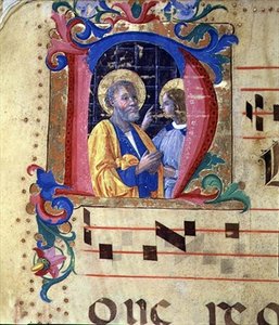 Ms 543 Historiated initial 
