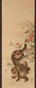Monkeys and Roses by Mori Sosen