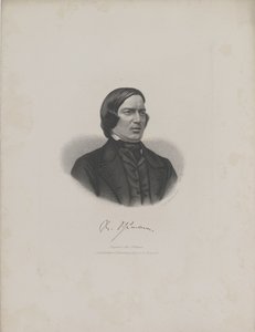 Portrait of the Composer Robert Schumann 1810-1856, c. 1840
