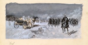 Parade at the Schmelz in Vienna by Moritz Ledeli