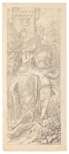 A scene from the fairy tale The seven Ravens and their faithful Sister, 1830-1831 by Moritz Ludwig von Schwind
