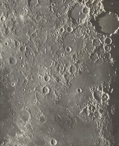 Lunar Photograph Albategnius - Triesnecker - Manilius, 1903
