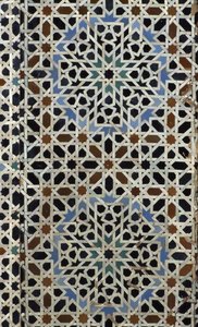 Bou Inania Madrasa, zellij tilework by Moroccan School