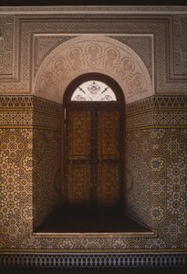 Kasbah of Thamiel Glaoui, window by Moroccan School