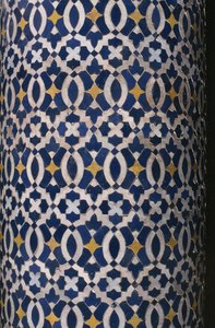 Kasbah of Thamiel Glaoui, zellij tilework (detail) by Moroccan School