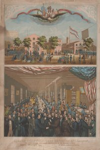 Cooper Shop Volunteer Refreshment Saloon - The First Opened for Union Volunteers in the United States, c.1862