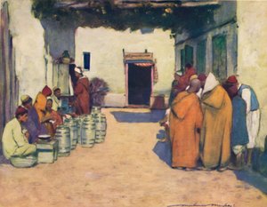 A Courtyard, 1903