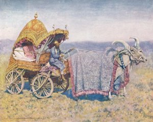A Native Bullock-cart from Bikanir by Mortimer L Menpes