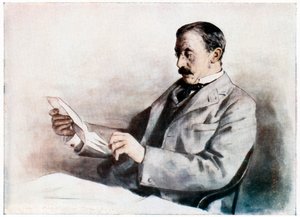 Alfred Milner, 1st Viscount Milner, British statesman by Mortimer L Menpes