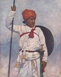 An Armed Retainer of the Bombay Chiefs, 1903