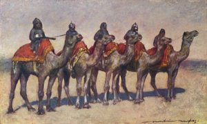 Armed Camel Riders from Bikanir