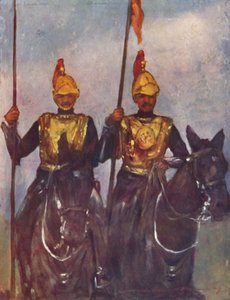 Bodyguard of His Highness Dogra Sowar Kashmir, 1903 by Mortimer L Menpes