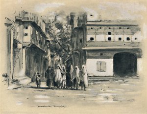 Moslem Woman by Mortimer L Menpes