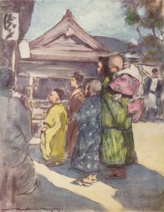 Watching the Play, c1887, 1901