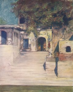 A Famous Well, Delhi by Mortimer Ludington Menpes