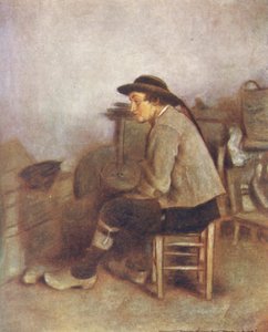 A Farm Labourer by Mortimer Ludington Menpes