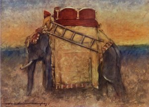 An Elephant of Central India by Mortimer Ludington Menpes