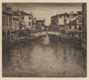 A Side Canal, Venice