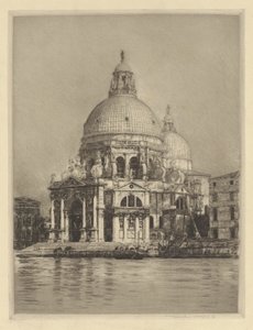 Santa Maria della Salute (2) by Mortimer Menpes