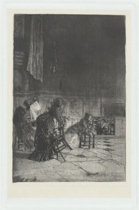 Interior of a Church in Milan by Mose Bianchi