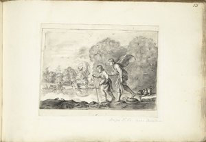 Tobias and the Angel by Moses Ter Borch