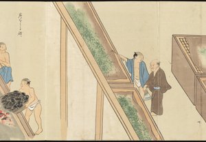 Illustrations of Uji Tea Production