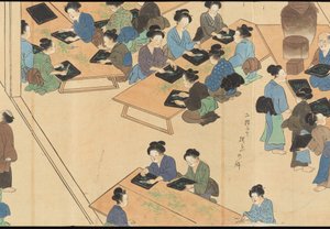 Illustrations of Uji Tea Production