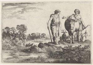 Argus Asks Mercury to Stay with Him (Mercury and Argus series) by Moyses van Wtenbrouck