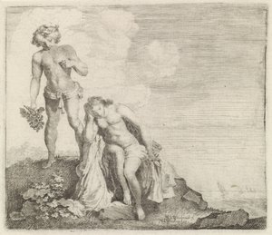 Bacchus Finds Ariadne on Naxos by Moyses van Wtenbrouck