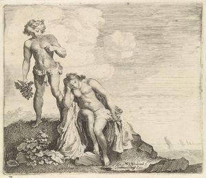 Bacchus Finds Ariadne on Naxos by Moyses van Wtenbrouck
