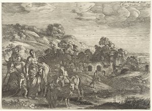 The Departure of Hagar (Het verhaal van Hagar) by Moyses van Wtenbrouck
