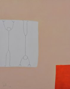 Abstract Orange Figures