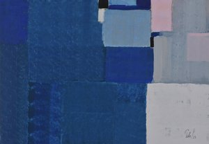 Blue Abstract Blocks