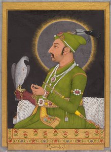 Posthumous portrait of the Mughal emperor Muhammad Shah, 1764 by Muhammad Rizavi Hindi