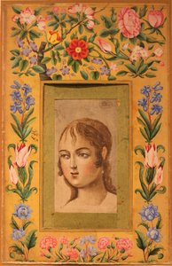 Painting of a Young Beauty, Iran