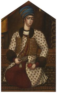 Portrait of Rustam Khan Zand by Muhammad Sadiq