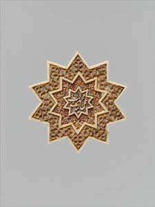 Star-Shaped Plaque, Iran by Muhammad Talib Gilani