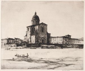 San Frediano in Cestello, Florence by Muirhead Bone
